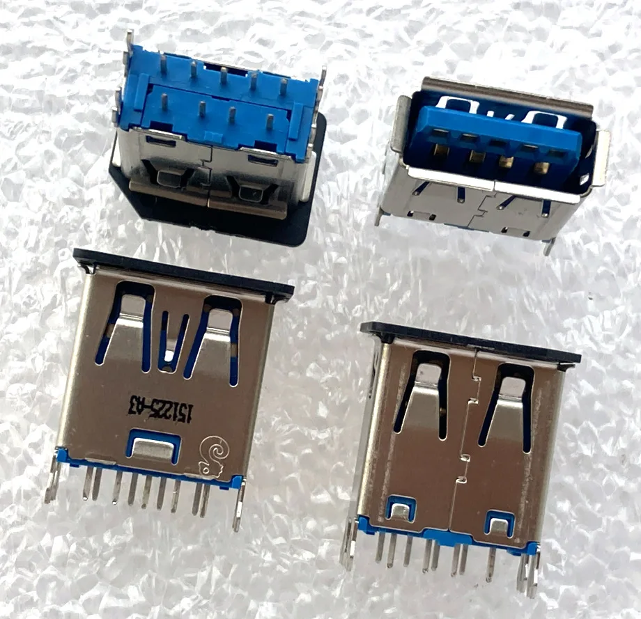 

Для Xinyin 2UB3903-000101F вертикальная прямая вилка USB3.0 женское сиденье 9P синий резиновый сердечник USB интерфейс зарядки