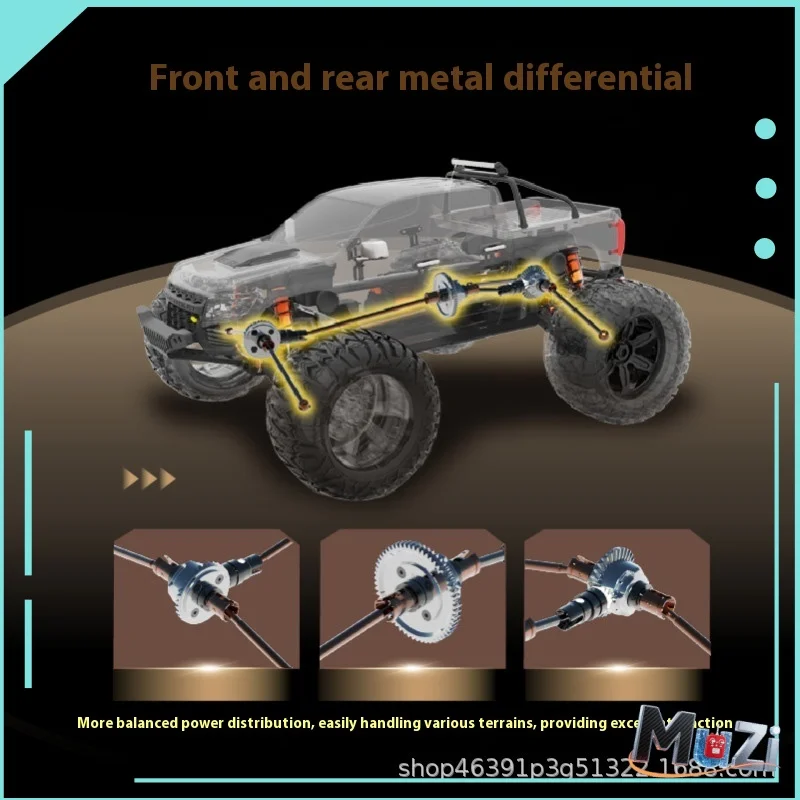 Fms 1/10 Schaal Simulatie Simulatie Colorado Afstandsbediening Auto Borstelloze Elektrische Wegbeklimmen Auto Model Speelgoed Vakantiecadeau