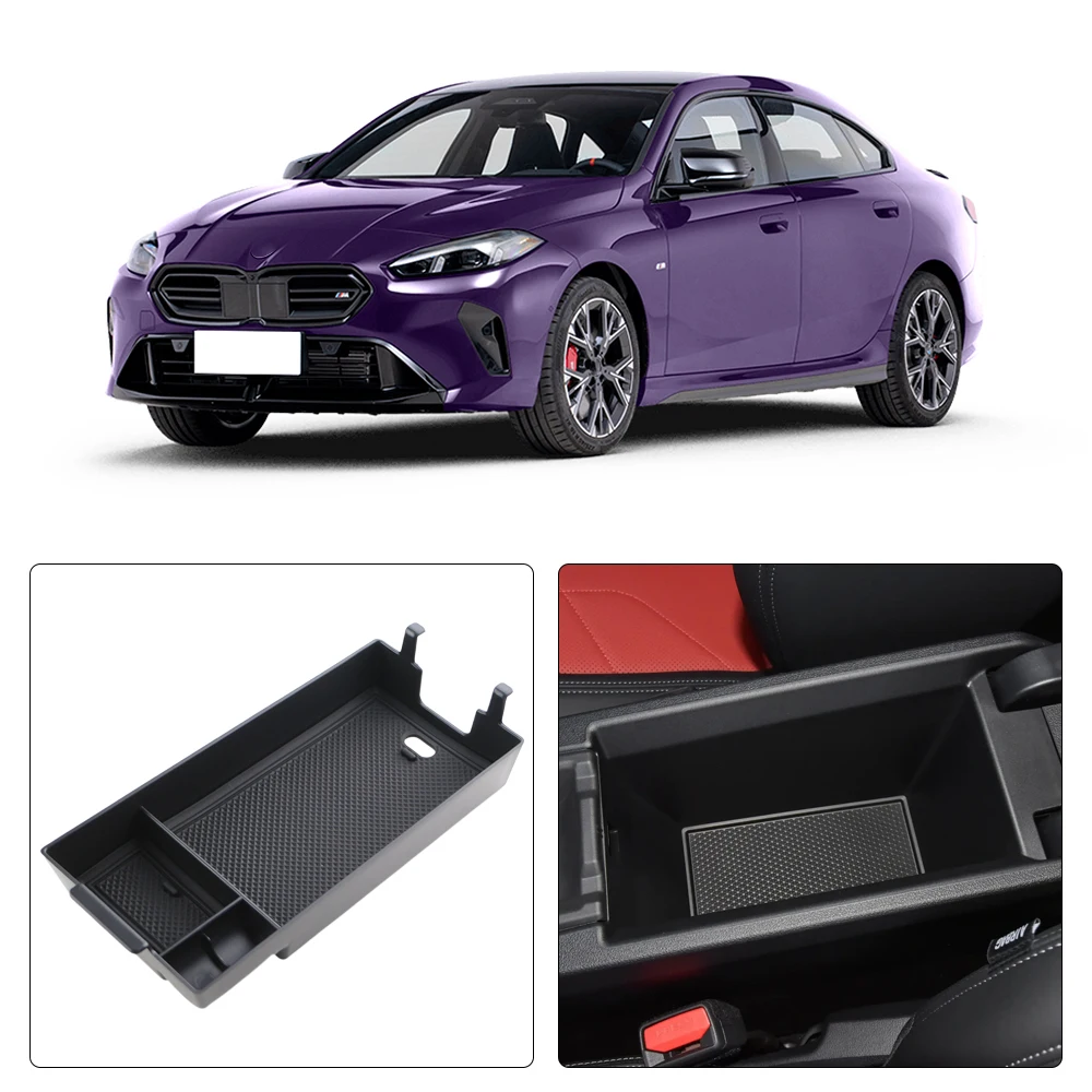 Auto Armlehne Lagerung Box Für BMW 1 2 Serie F40 F44 2021-2025 Zentrale Steuerung Organizer Fach Auto Innen zubehör