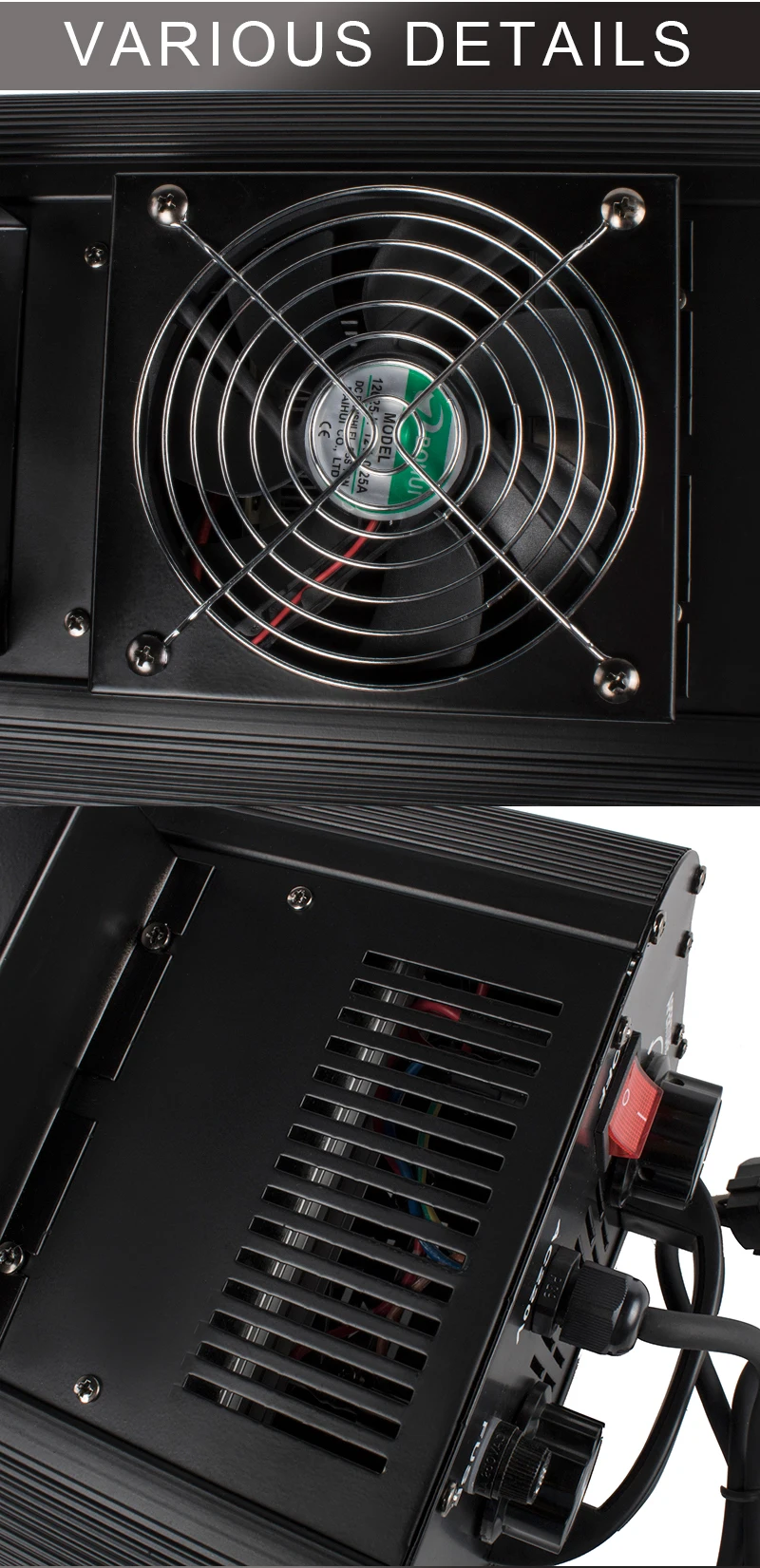 SHEHDS LED 330W Follow Spotlight mit Flightcase DJ Spotlicht für Hochzeit Theater Conert Bühne – Detail 9