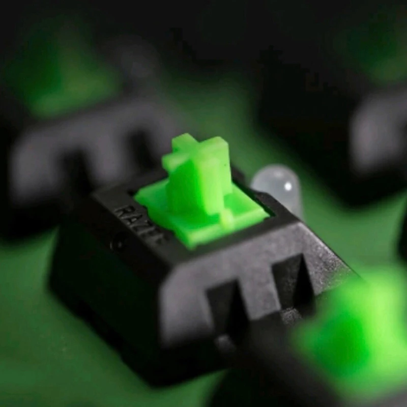 

Green RGB switches for Razer blackwidow Chroma Gaming Mechanical Keyboard and others with 4pin led switch