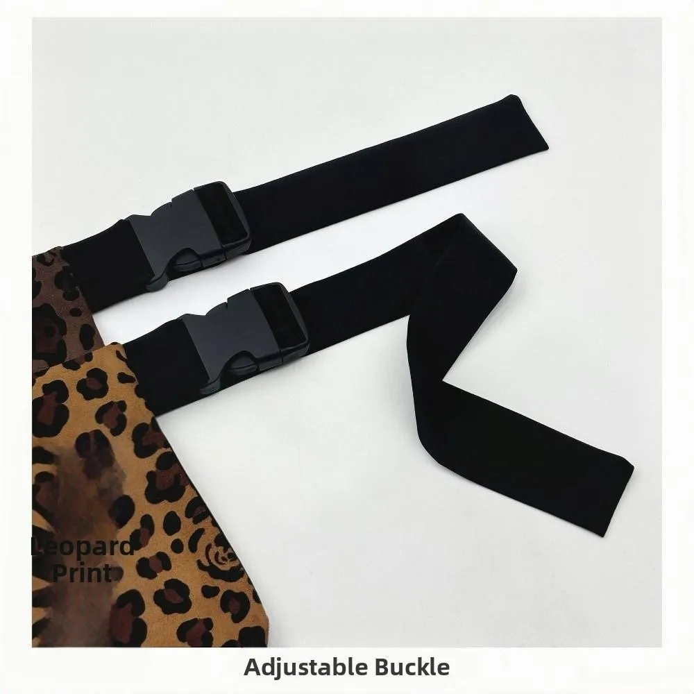 Nuovo design con borsa Cintura di anacardi Cintura decorativa decorativa irregolare Cintura per marsupio stile street con stampa leopardata