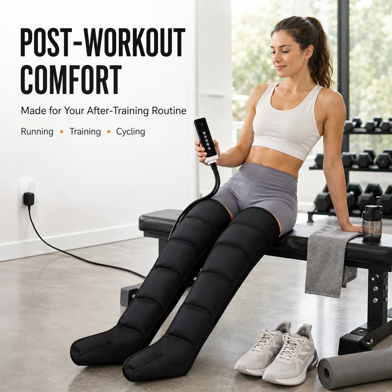 Smart Knee Wrap - 전신 마사지 기능이 있는 에어 압박