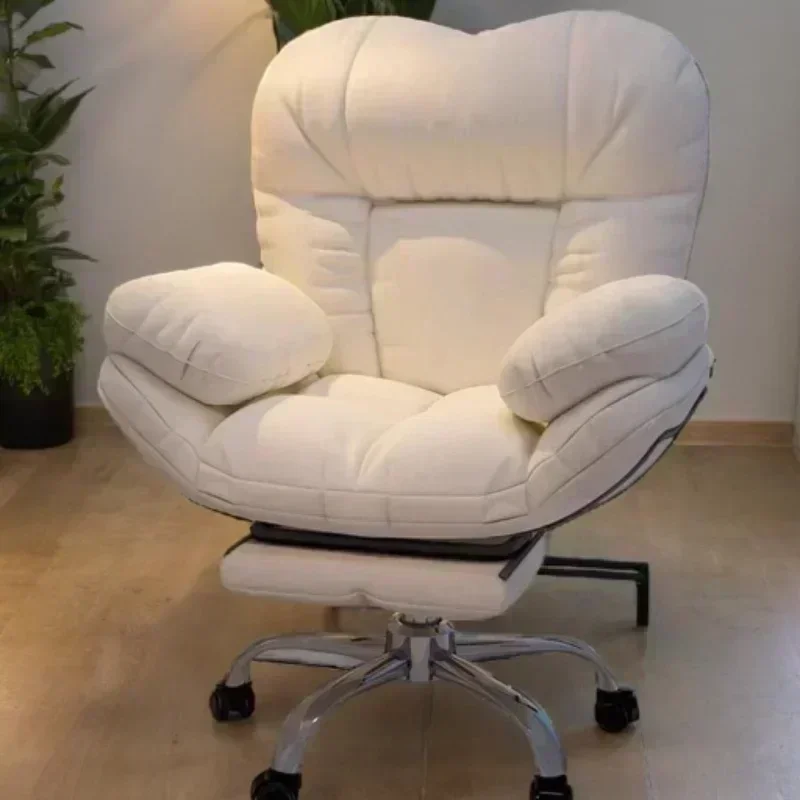 Chaise de bureau relaxante pivotante chaises de bureau paresseuses fauteuils à roulettes confortable salle de Pc jeu confortable Silla Oficina meubles