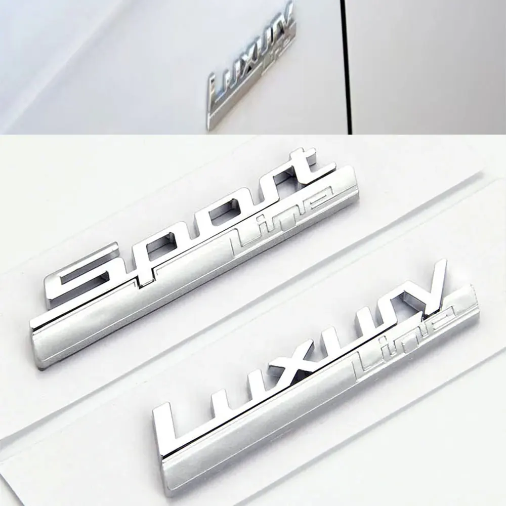 3D ABS Sport Luxury Line Emblem Car Fender Badge Sticker For 520d 530d 330d 320d 518d F30 F10 G30 G20 E46 E39 Accessories