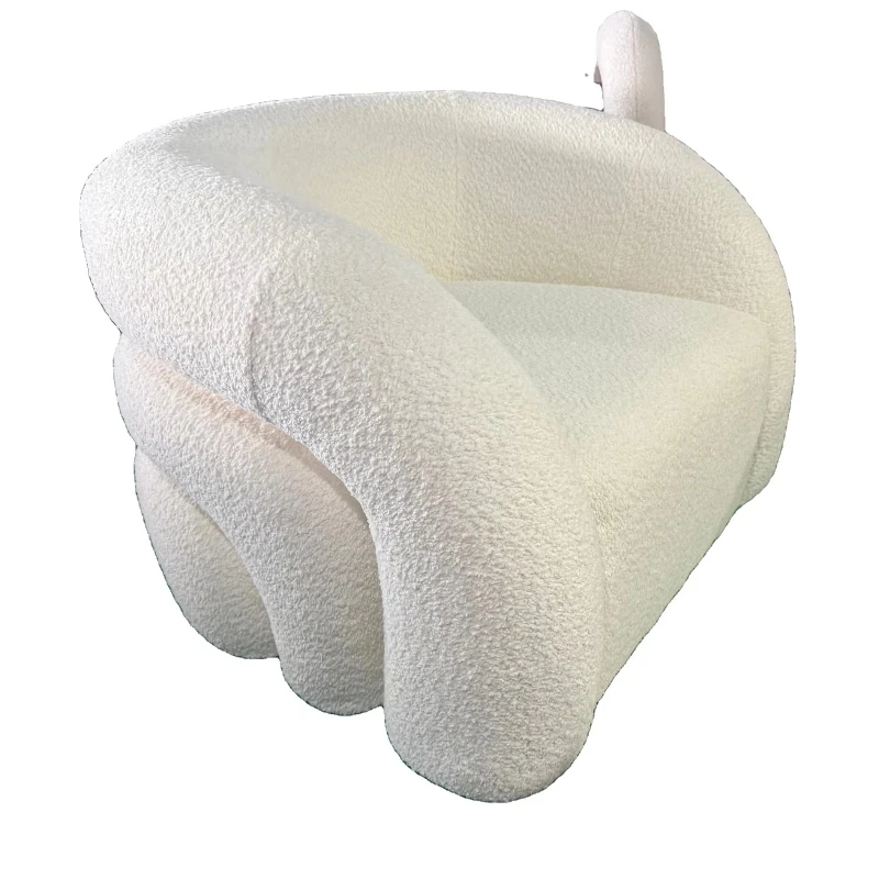 

Modern living furniture Fabric sofa Warm and elegant single sofa