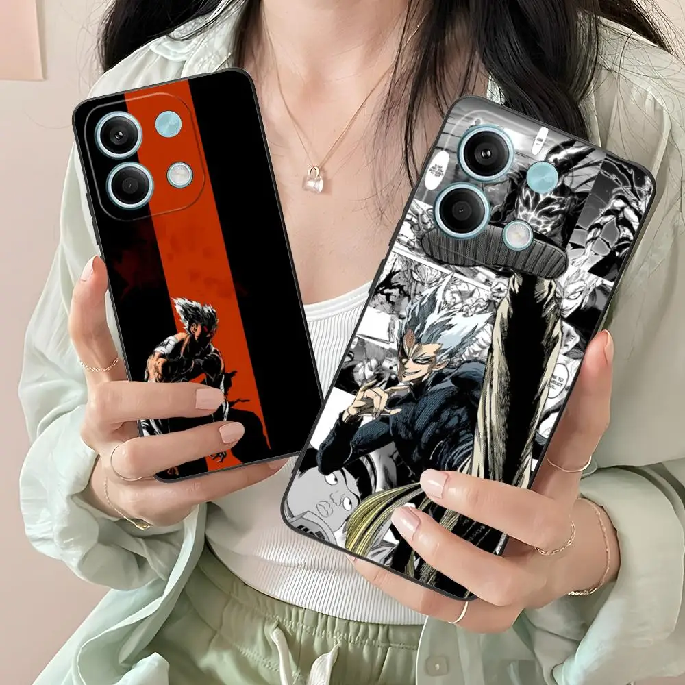 

Punch Man Garou Mobile Phone Case for Xiaomi Redmi Note 14 13 12 11 A5 3 2 1 Pro Plus 4G 5G Colour Printing Protective Pretty