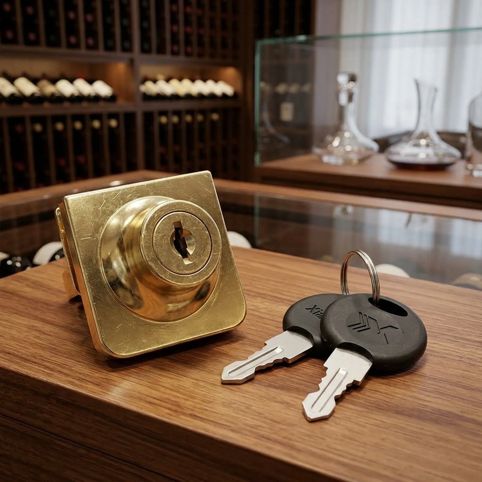 Approx. 1 , 2 , 3 Display Case for Lock Quality Lock Mechanism Security For Collectibles Stylish Design User-friendly