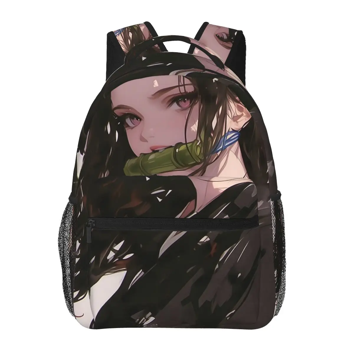 

Nezuko Kimono Demon Slayer Kimetsu No Yaiba Anime Backpacks Boys Girls Bookbag Children School Bags Laptop Rucksack Shoulder Bag