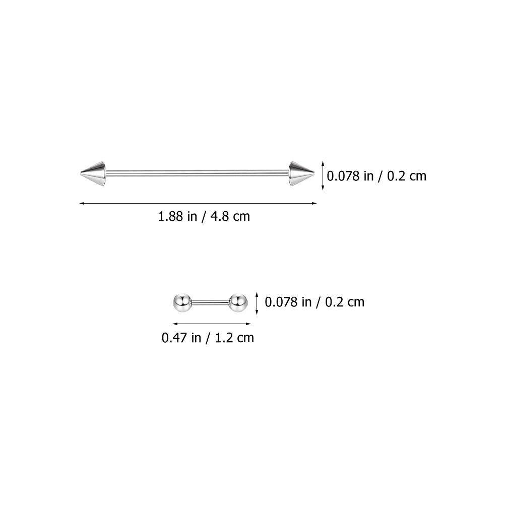 

13 Pcs Manual Miss Ear Industrial Piercing Jewelry Alloy Barbells Earring