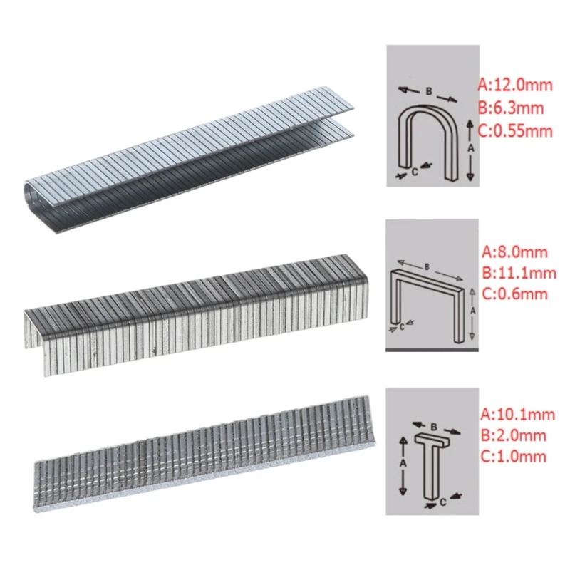 1000 Chiếc Cửa Hình Cho Kim Bấm 11.1X8 Mm Móng Tay Cho Súng Bắn Ghim Bấm Kim Thả Vận Chuyển