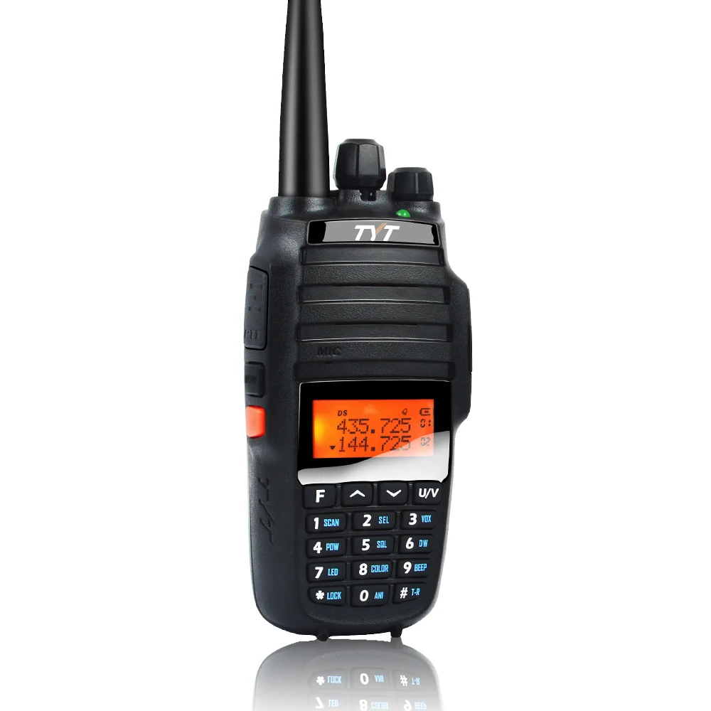 TYT TH-UV8000D Walkie Talkie 136-174MHz 400-520MHz 10W  Long Distance VHF UHF Dual Band FM Portable Two Way Radio TH UV8000D