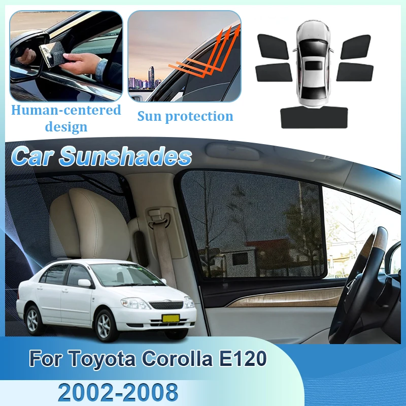 

Magnetic Sun Visor For Toyota Corolla E120 2002-2008 Sunshade Cover Protector Front Side Window Privacy Shading Car Accessories
