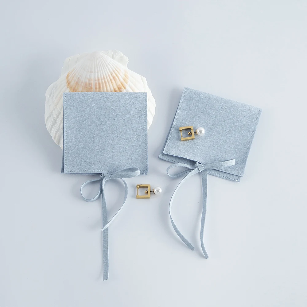 10 Stück Mehrzweck-Umschlagtaschen aus Mikrofaser, zarte Schmuckbeutel mit Kordelzug für die Sammlung von Ornamenten und Hochzeitsgastgeschenke