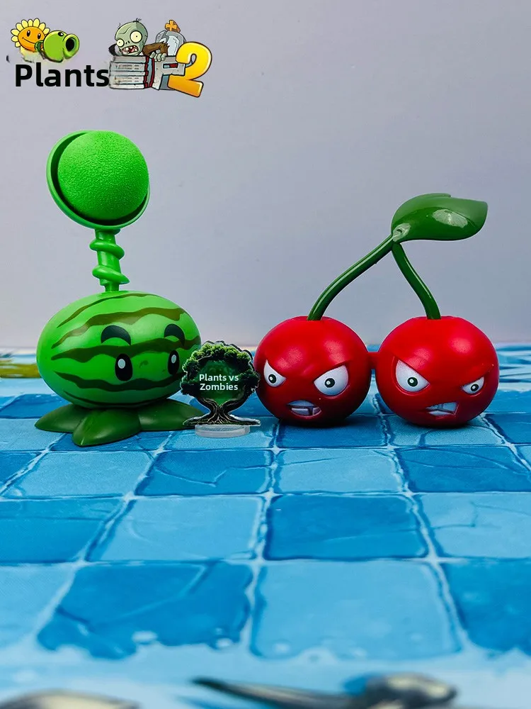 

Светящаяся детская игрушка Cherry Bomb Watermelon er Fire Pea Asparagus Fighter 3 Plant Zombie 2 Eonal Simulat...