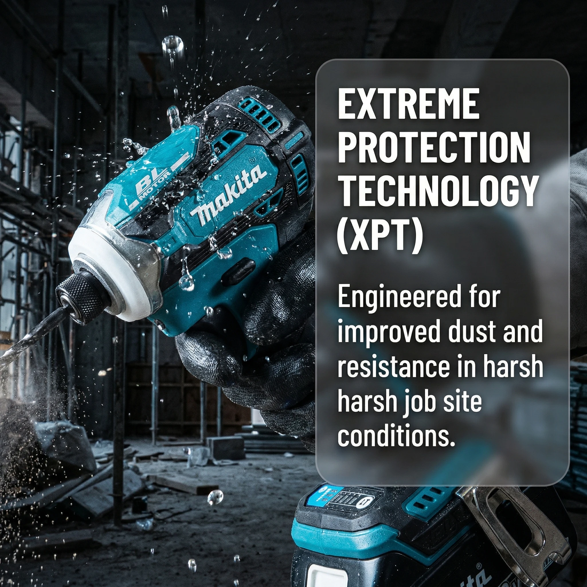 Makita DTD171 18V Brushless Cordless Impact Tool 180N·m 1/4 Hex Drive for Cabinet Assembly and Furniture Fixing Work