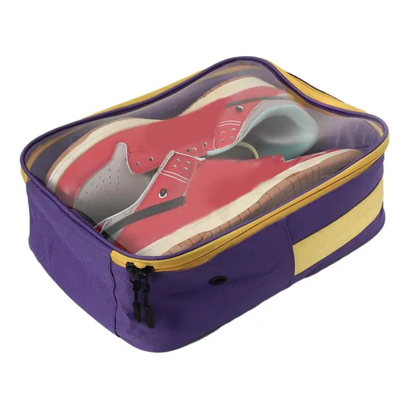 Estuche de zapatos para viaje, bolsas de zapatos duraderas, Maleta de zapatos compacta, bolsa de almacenamiento de zapatillas impermeables, equipaje de viaje