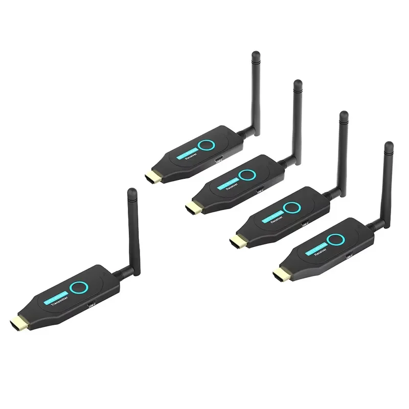 FJGEAR 4K Wireless Extender Kit, 50M/100M/150M/200M Range, Ultra-Low Latency Audio Video Transmitter & Receiver 1TX 1RX view 2