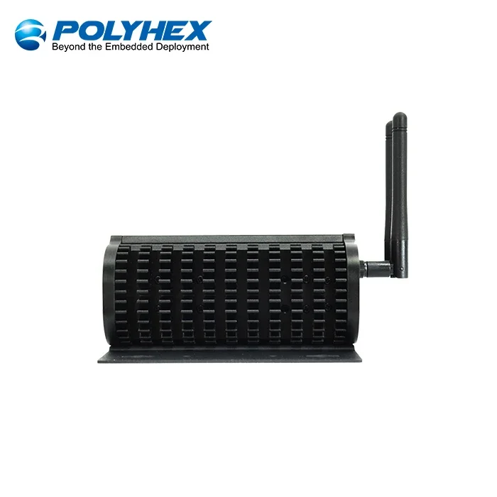 Polyhex x86 4500u 8th i7 التبريد السلبي التلقائي كمبيوتر مكتبي نوع C USB RJ45 Win10 صندوق صناعي كمبيوتر صغير