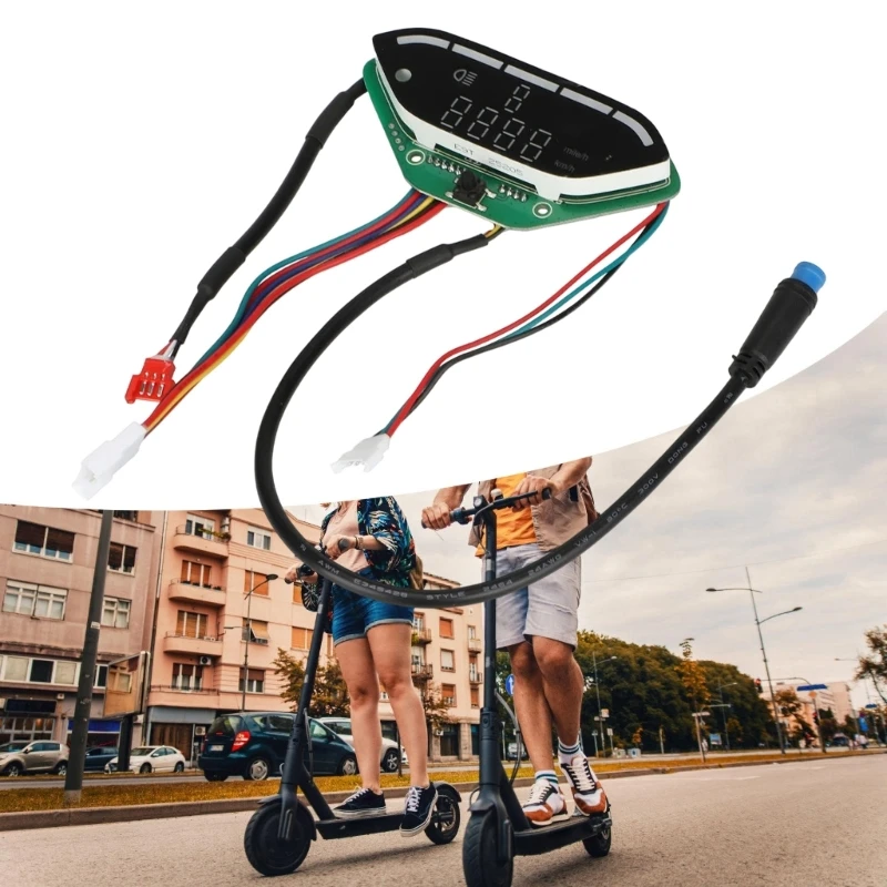 Wireless Enabled Electric Scooter Controller Featuring Display Meter and Single Brake for Universal Compatibility Easy Install