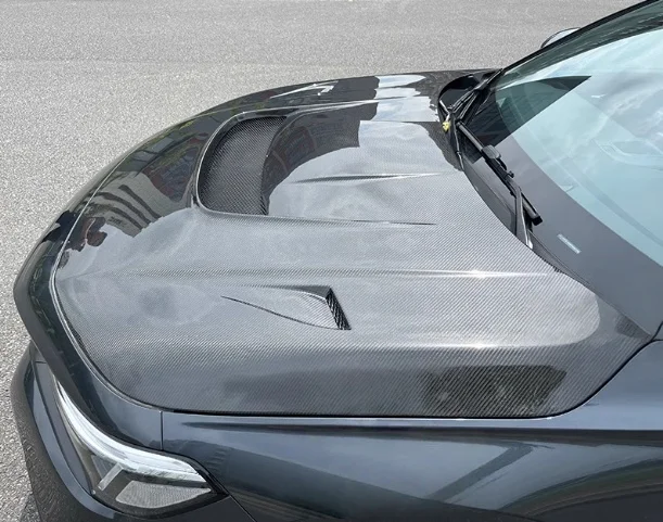 For  Civic XI 2022 11TH Generation 11 Customized Vari Vrs Style Carbon Fiber Hood Bonnet