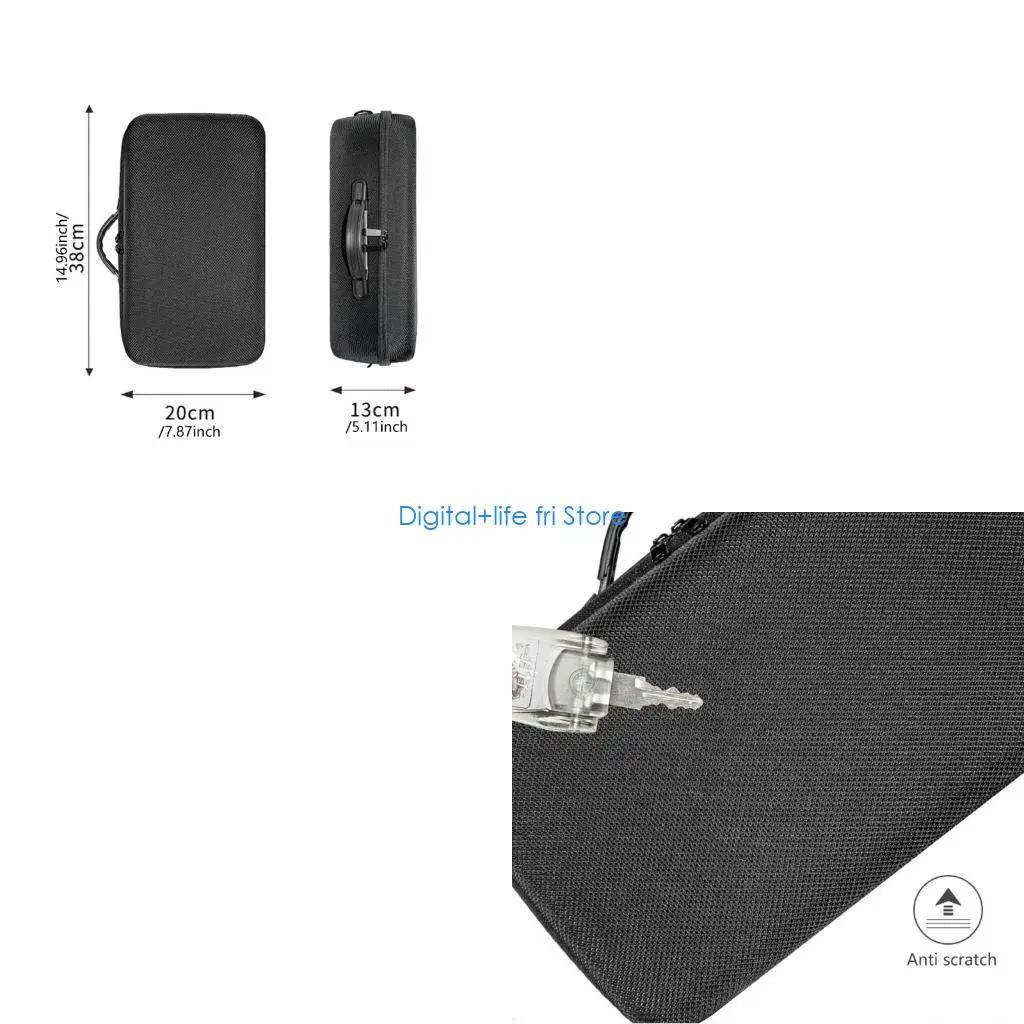 E06D Portable Printers Bag for Office Jet250 Mobile Printer Protective Interior Case with Shoulder Strap Printer Carrying Case