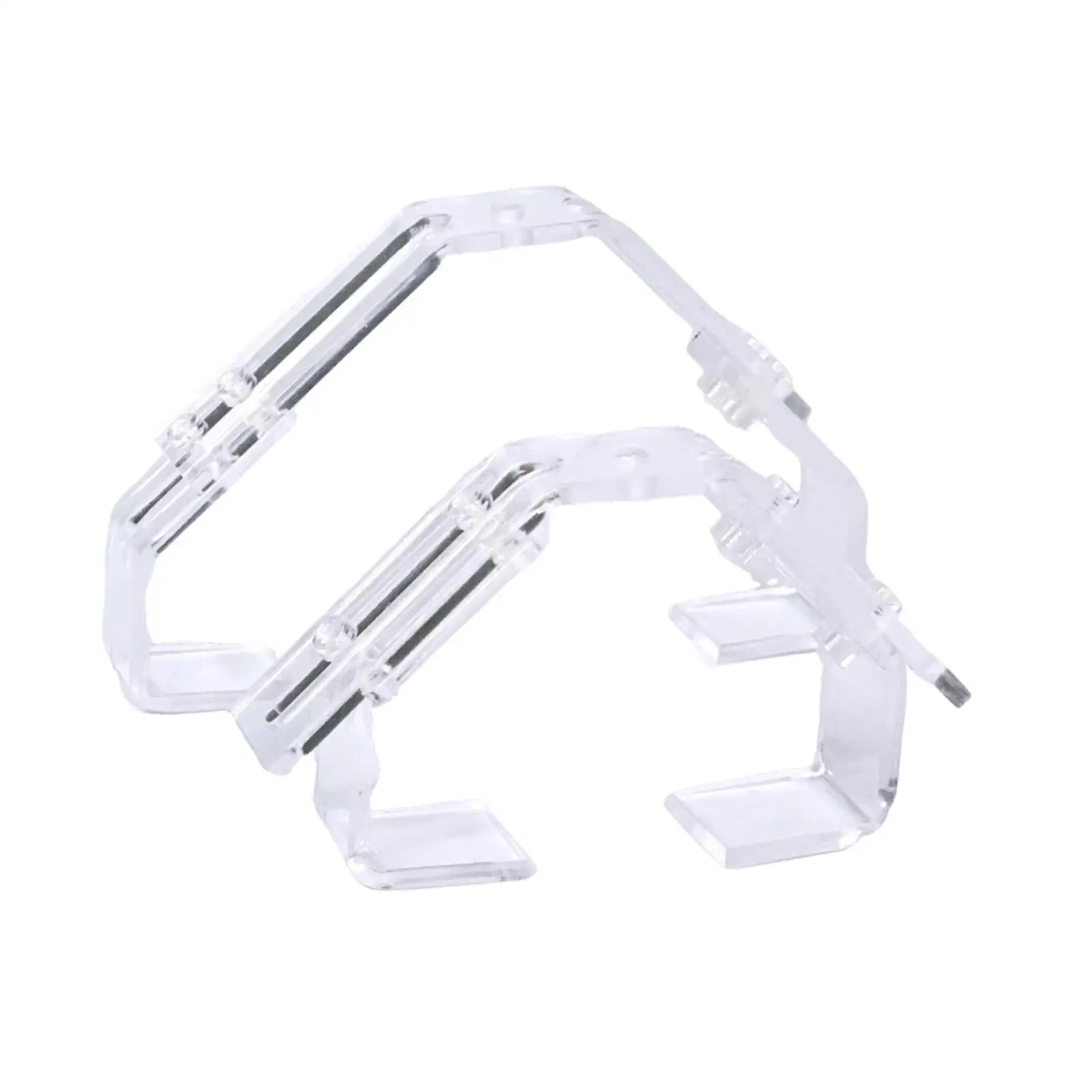 

2x Aquarium LED Stand Clips, Easy Installation, Aquatic Plant Lighting Holder Clamp, Fish Tank Light Holder Clamp for Freshwater