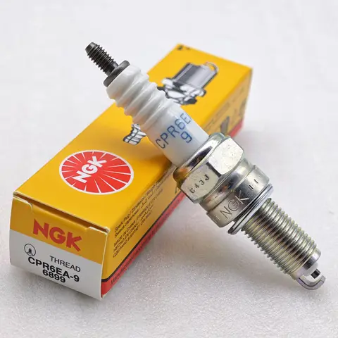 원래 NGK 오토바이 점화 플러그 CPR6EA-9 CPR6EAIX-9S CPR6EDX-9S