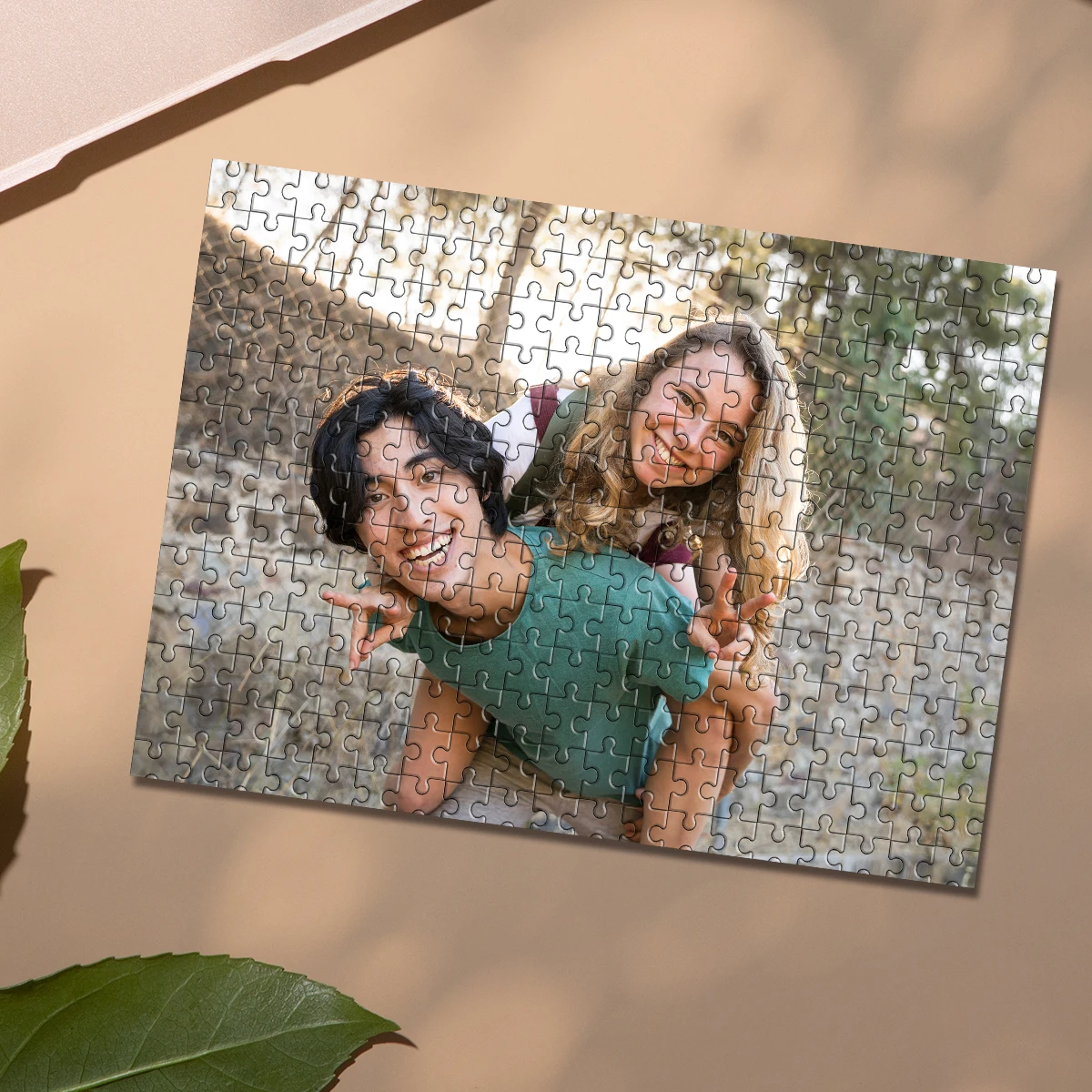35/300/500/1000pcs Personalized Custom Photo Puzzle couple photos DIY Photo Puzzle Portrait Handmade Birthday Gift