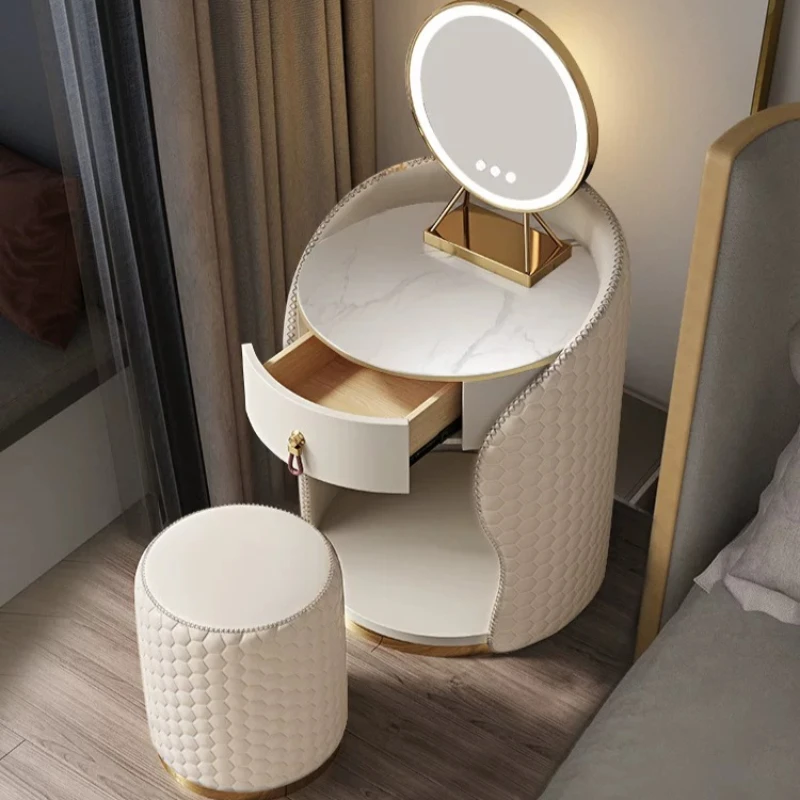 Woman Vintage Dressing Table Mirrors Drawers Cabinets Holder Vanity Makeup Desk Storage Luxury Schminktisch Home Furniture
