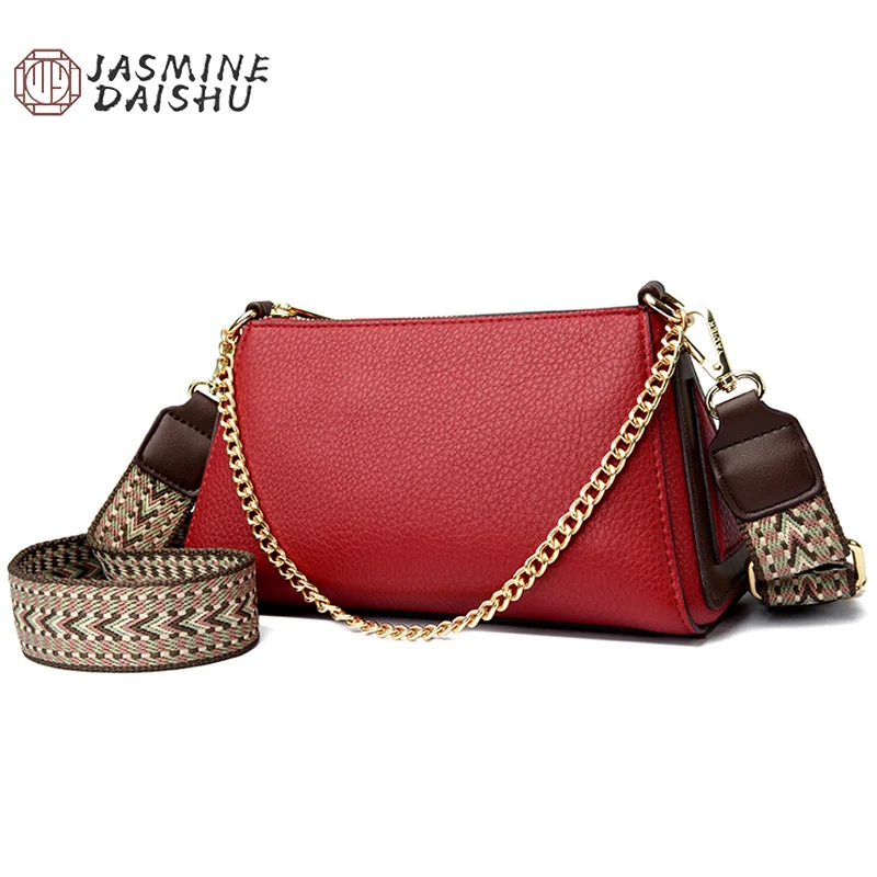 Fashion lady leather bags High Quality chain bags for women 2024 new luxury handbags Womens Crossbody bag lady Shoulder bag