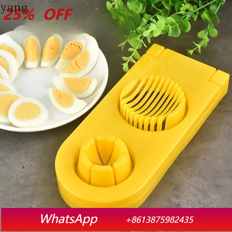 

LMM Creative Egg Cutter Plastic Split Egg Cutter Dual-purpose Lemon Processor