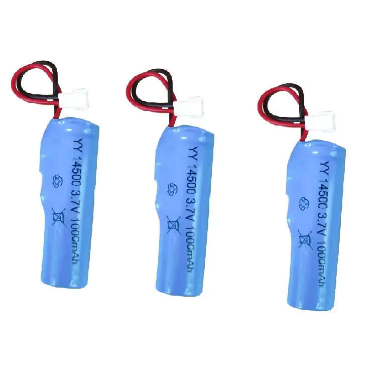 3.7V 1000mAh Li-ion Battery 14500/3.7V charger For R/C Stunt Dump Car/4WD Twist- Desert Cars R/C Climbing cars