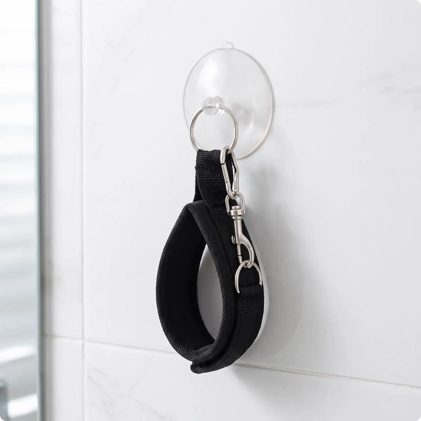 Pet Bath Time Restraint Strap Adjustable Suction Cup Leash for Dogs Cats Grooming Safety Holder for Smooth Surfaces
