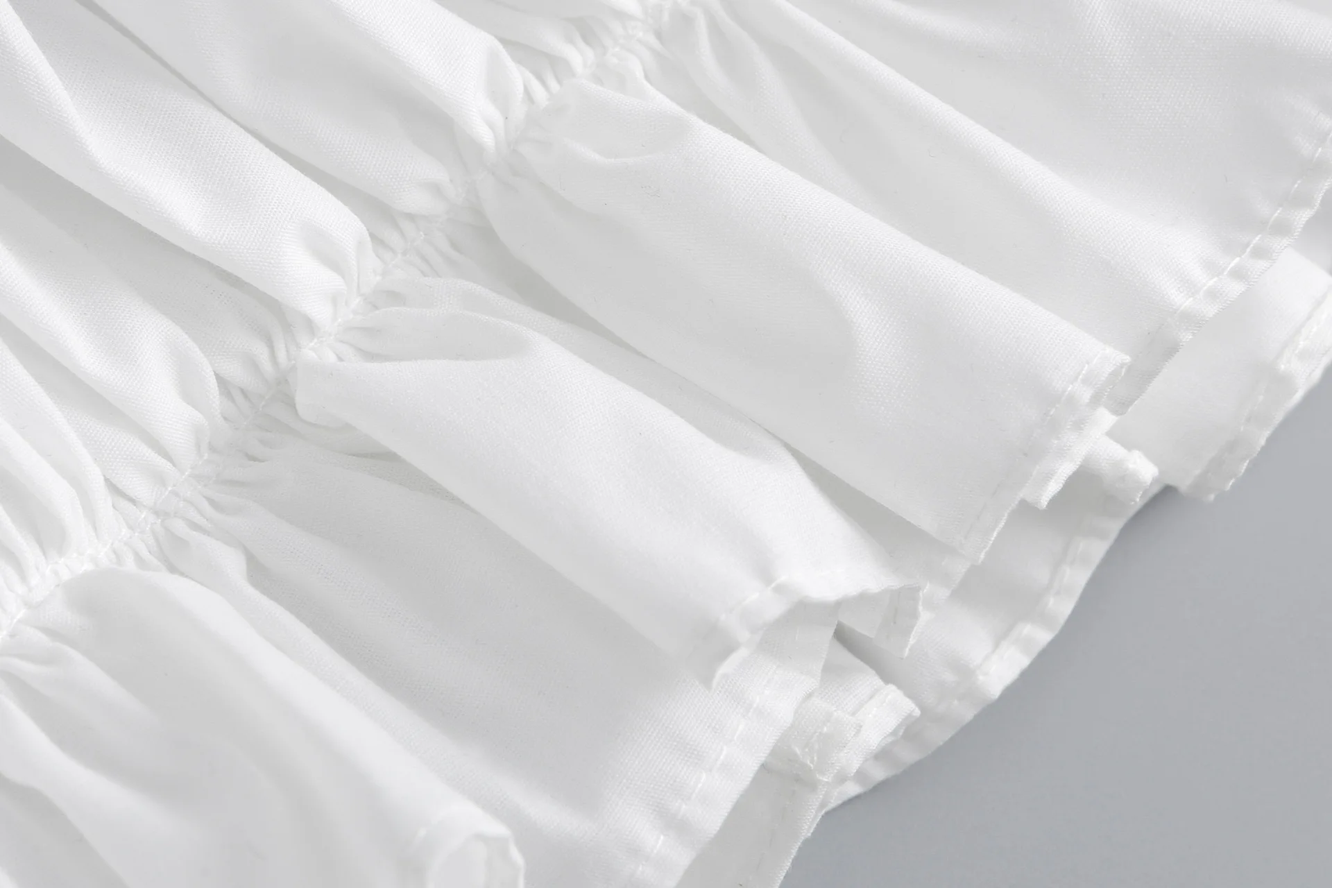 Women's Solid Colour Black White Vertical Cotton Fake Collar Ruffled Neck Collar Fashion Lace False Collar Four Seasons