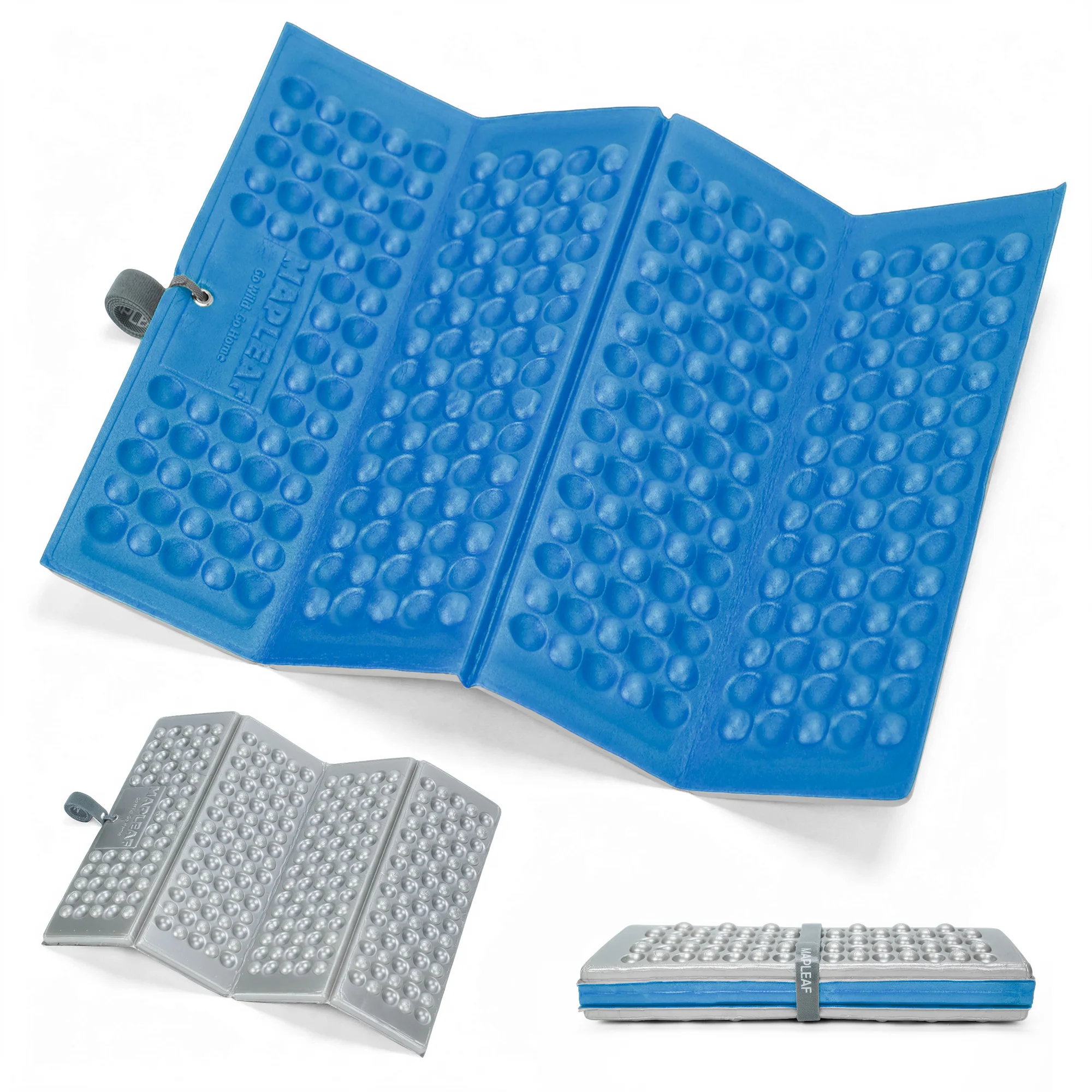 MAPLEAF Opvouwbare zitkussen eierkarton schuim 18mm IXPE aluminium folie tweezijdig waterdicht antislip lichtgewicht kamperen wandelen vissen festival picknick outdoor draagbaar compact voor buiten