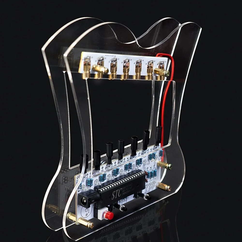 HU-013 DIY Soldering Kit with Electronic Piano 7-Piano Player for Music Simulation and Circuit Practice in Educational Projects