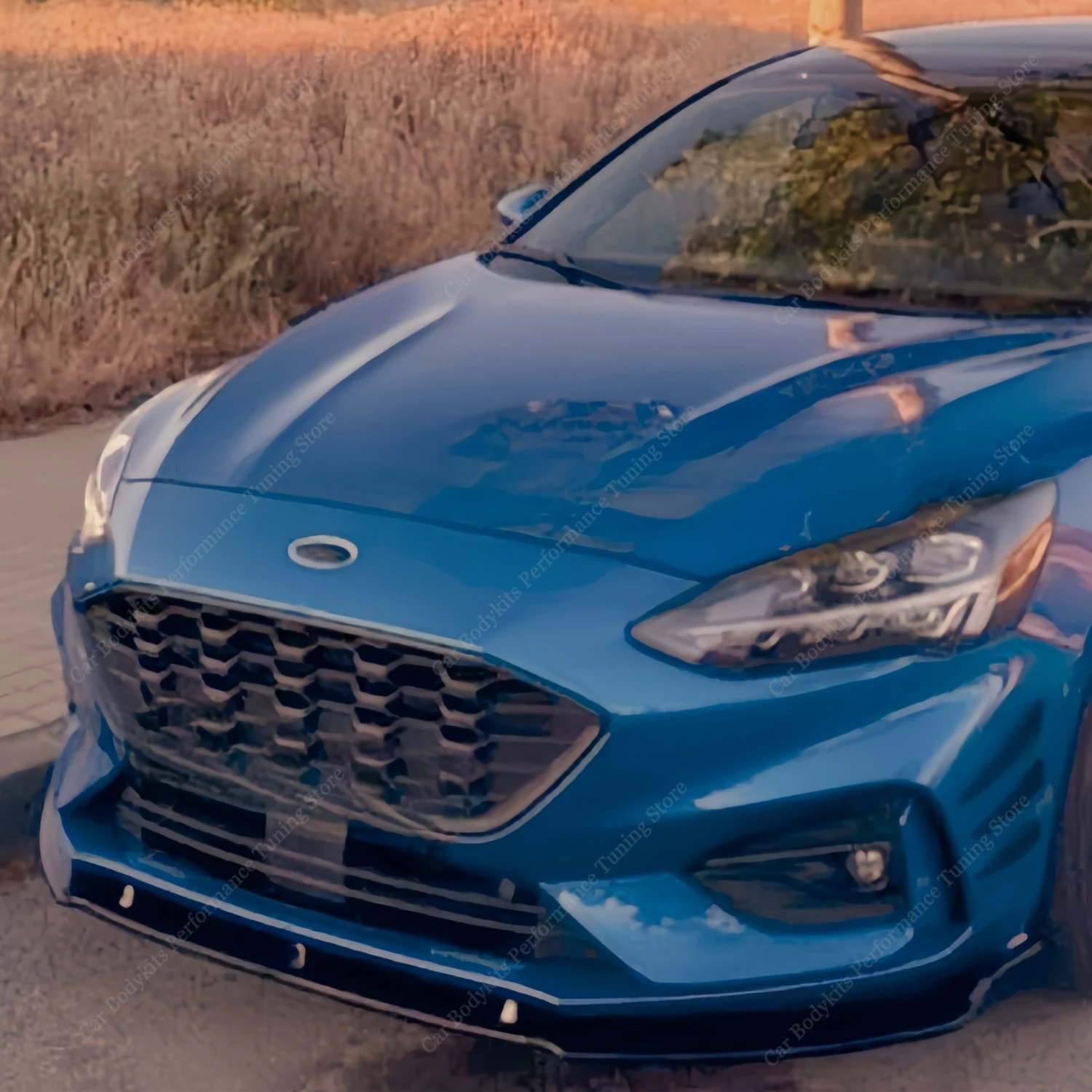 

For Ford Focus MK4 ST ST-Line 2018-2021 Pre-Lci Car ABS Front Bumper Lip Spoiler Splitter Diffuser Styling Blade Bodykits Tuning