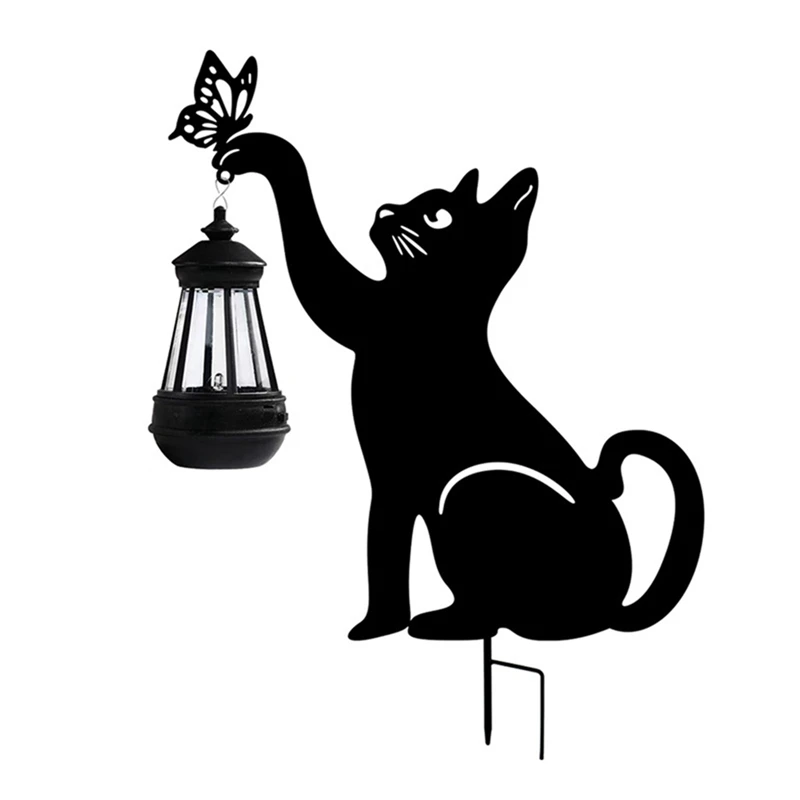 

Solar Black Cats Light Solar Light Outdoor Garden Decoration For Decoration Of Courtyard, Path, Lawn & Terrace