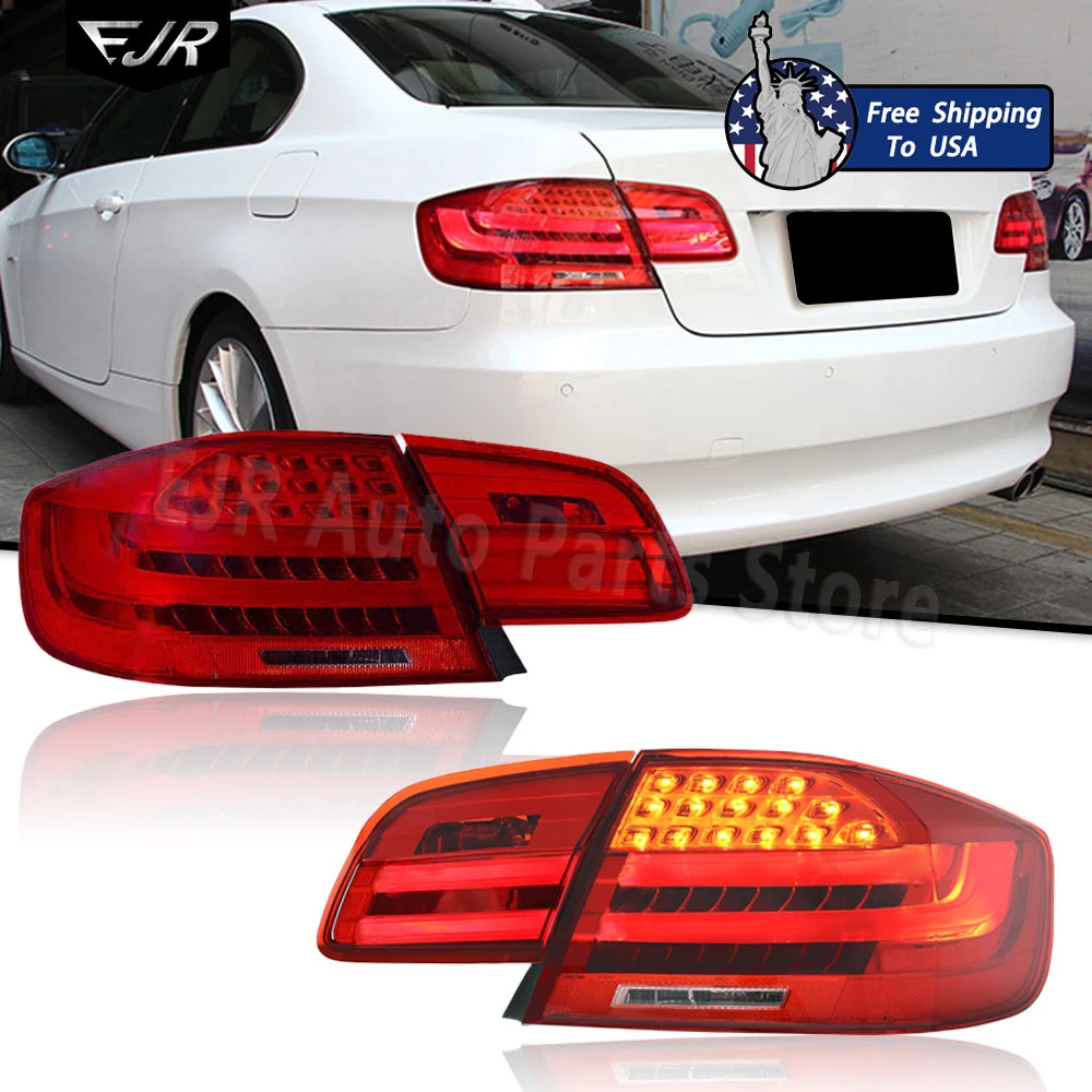 

Автомобильные фары EJR для BMW M3 E92 2006-2013 Задний фонарь 330i 335i Автомобильные фары Светодиодные задние фонари DRL Тормозной сигнал Задние фонари заднего хода