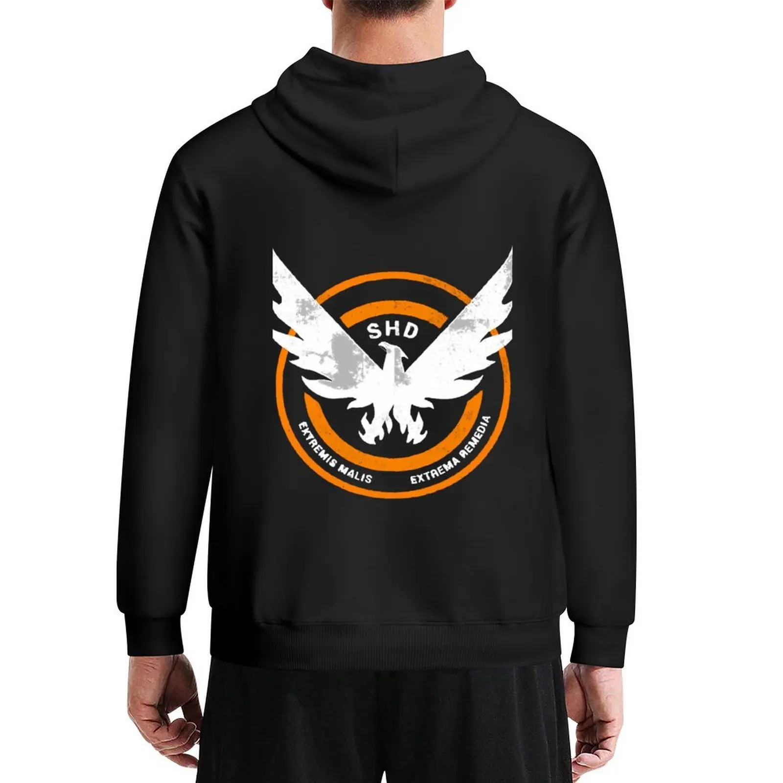 

The Division Shd Grunge Logo 2 Hoodie autumn clothes japanese style mens designer clothes new in hoodies & sweatshirts