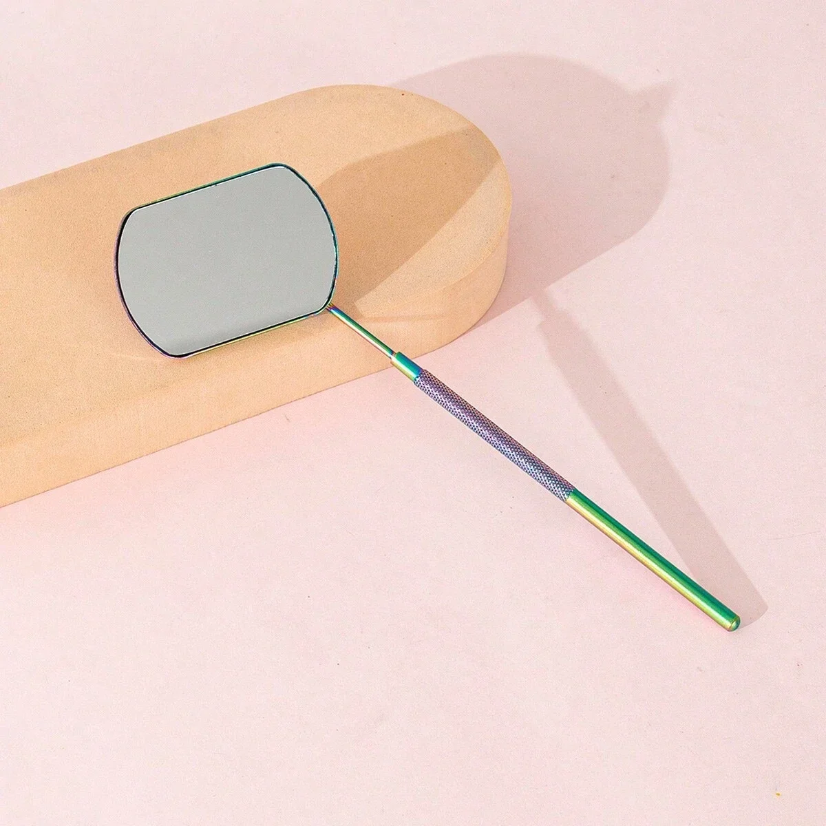 Eyelash Mirror Large Long Handle Mirror For Checking False Eyelashes Extension Beauty Makeup Tool