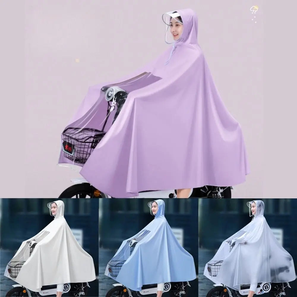 성인용 내구성 싱글 레인 판초, 대형 두꺼운 배터리, 자동차 판초, 폭풍우 방지, 휴대용 사이클링 액세서리