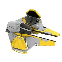 MOC Star Movie Space Wars UCS Eta-2 Actis Interceptor Model Building Block Assembly Creative Children's Toys and Gifts