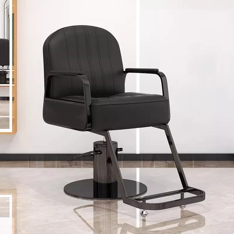 

Professional Aesthetic Barber Chairs Swivel Simple \Pedicure Hairdressing Chairs Stylist Mocho Cadeira Barber Equipment MQ50BC