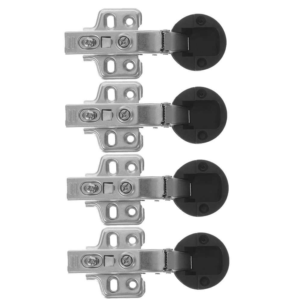 

4Pcs High Strength Glass Door Hinges Cabinet Damping Hinges For Kitchen And Bathroom