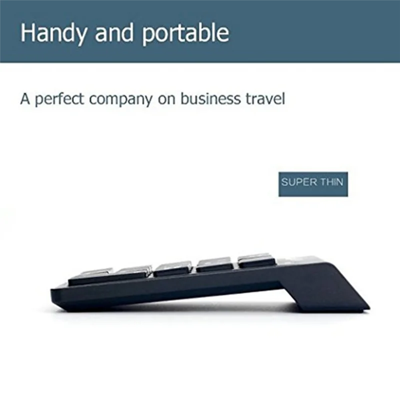 AY14-18 клавиш Беспроводная USB-клавиатура с цифровым приемником 2,4G Mini USB для ноутбука, настольного ПК, ноутбука