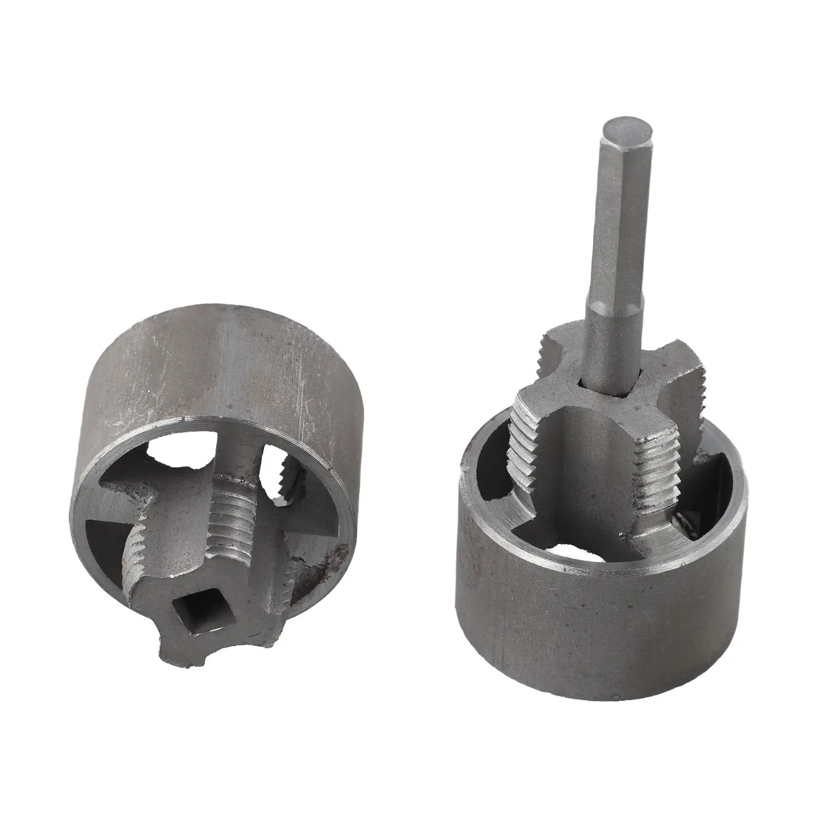 Set di punte da trapano da 2 pezzi Punta da trapano per tubo dell'acqua PPR Punzonatura per tubi dell'acqua Costruzione in acciaio al carbonio Design facile da usare