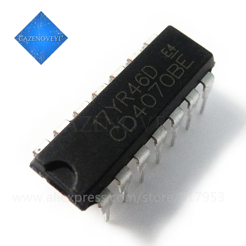 10pcs/lot CD4070BE DIP14 CD4070 DIP 4070BE DIP-14 new and original IC In Stock