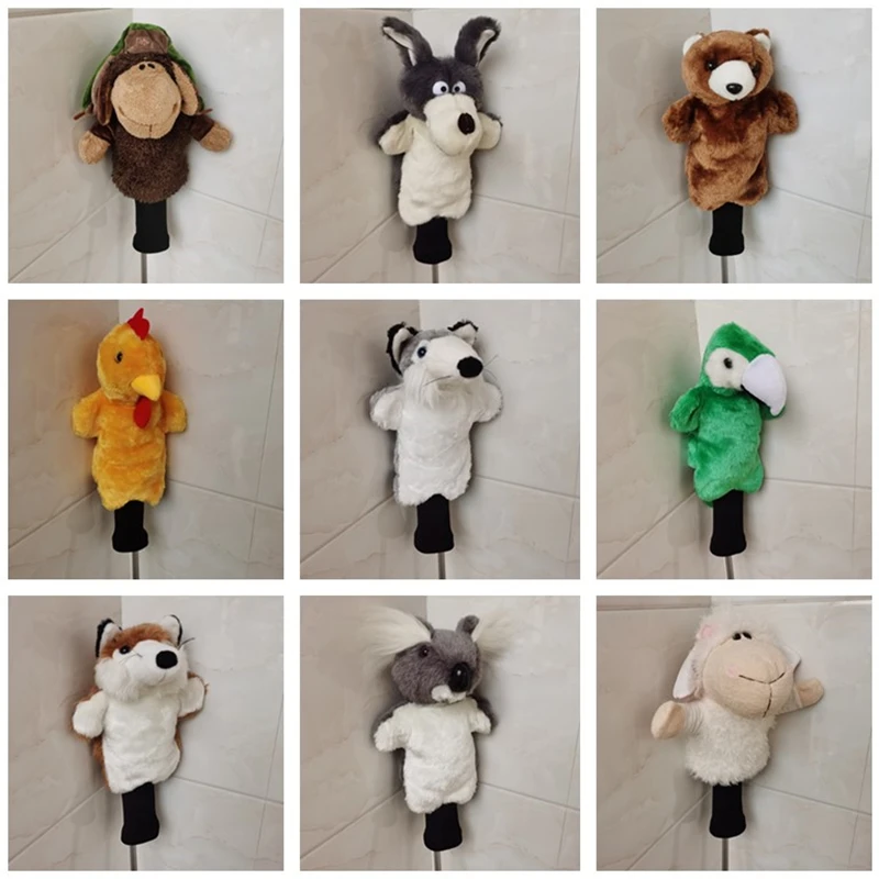 Various Animal Golf Hybrid Head Cover UT Hybrid Rescue Wood Headcovers For Men Women